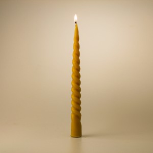 Świeca z wosku pszczelego 2cmx20cm świder